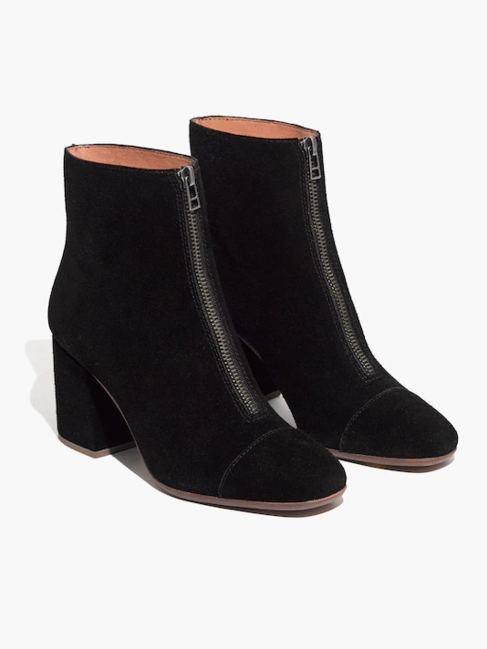 The Amalia Zip Boot in Suede